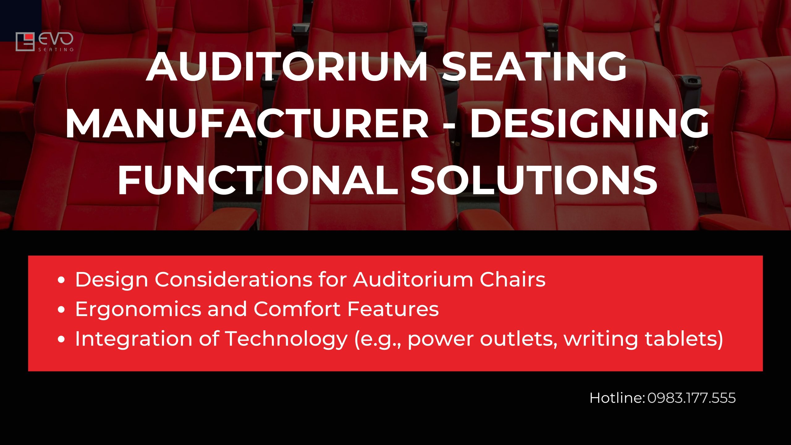 Auditorium Seating Manufacturer - Designing Functional Solutions