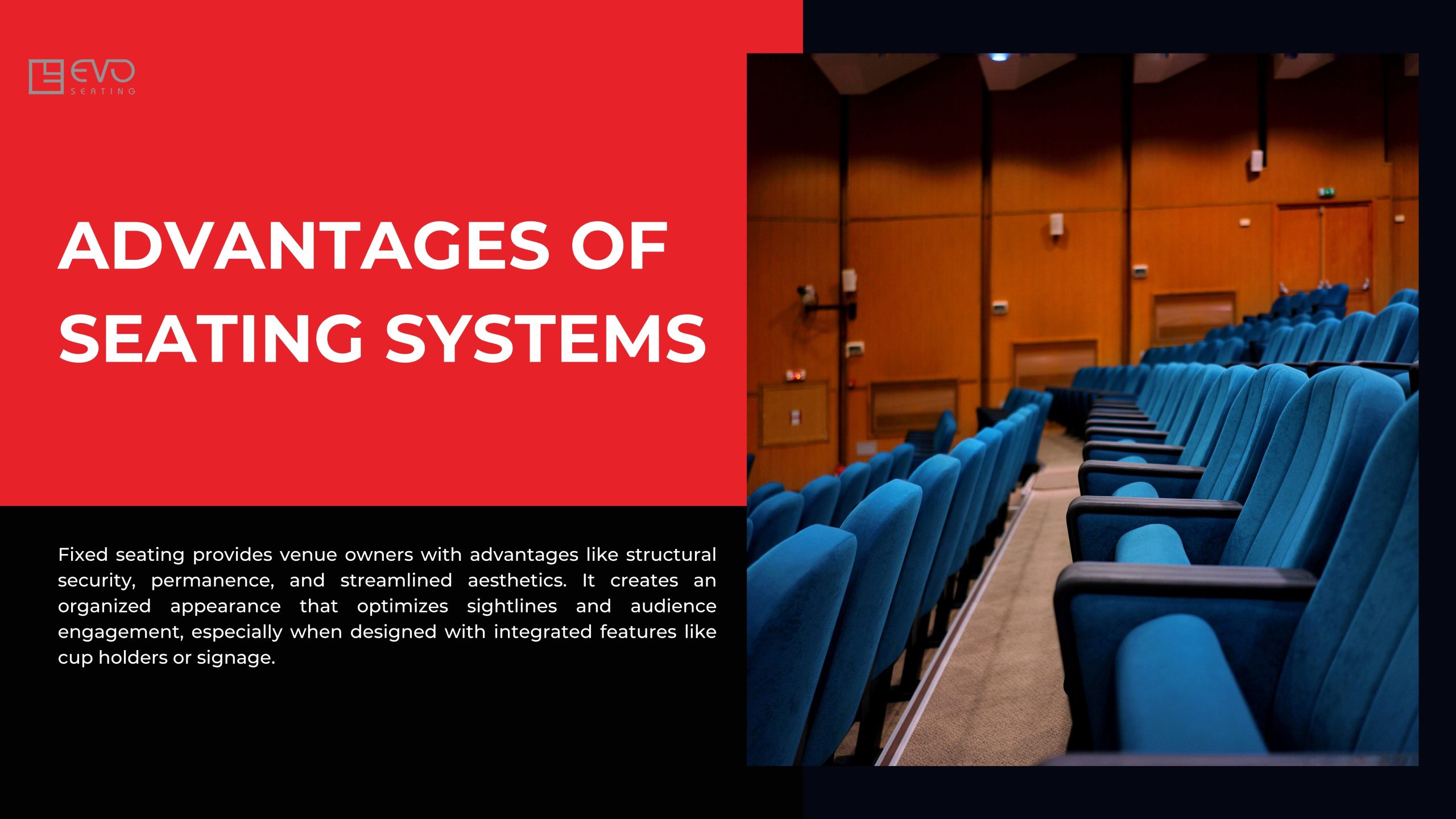 Advantages of Fixed Seating Systems