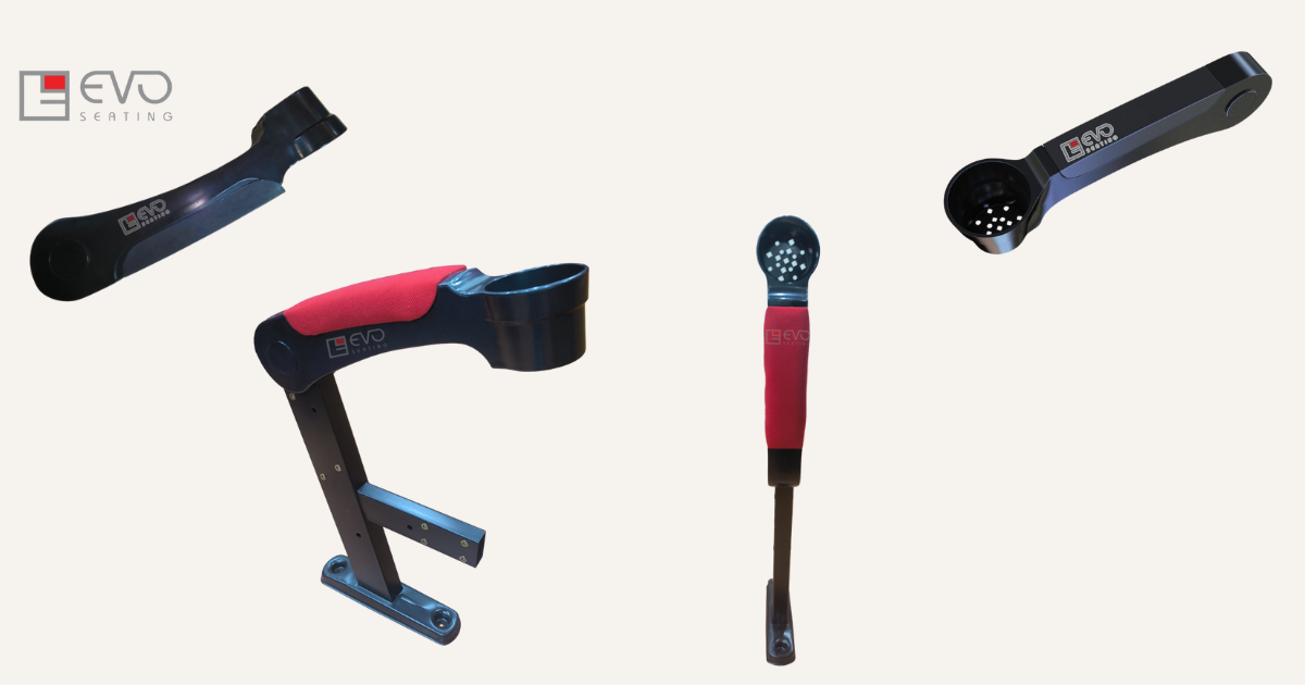 Armrests & cup holder components – High-wear theater seating spare parts