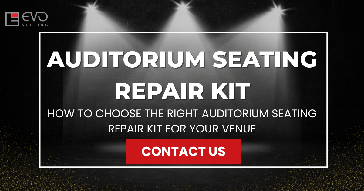 How to choose the right auditorium seating repair kit for your venue