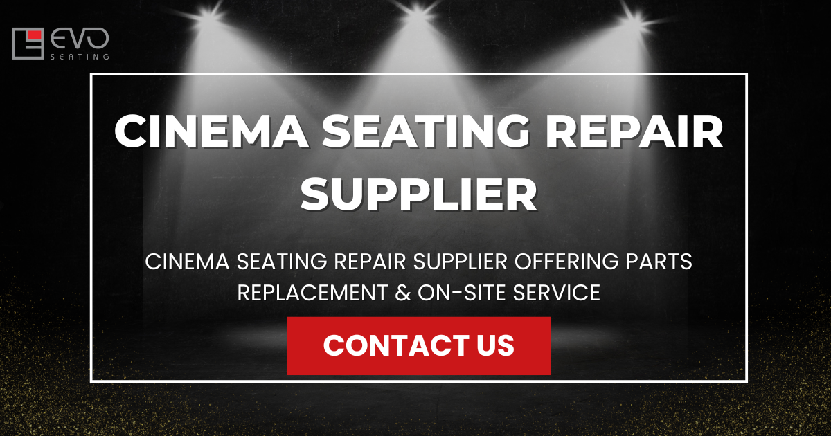 Cinema seating repair supplier offering parts replacement & on-site service