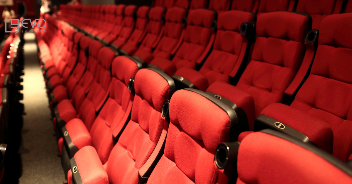 High-quality upholstery materials for theater chairs from EVOSEATING supplier