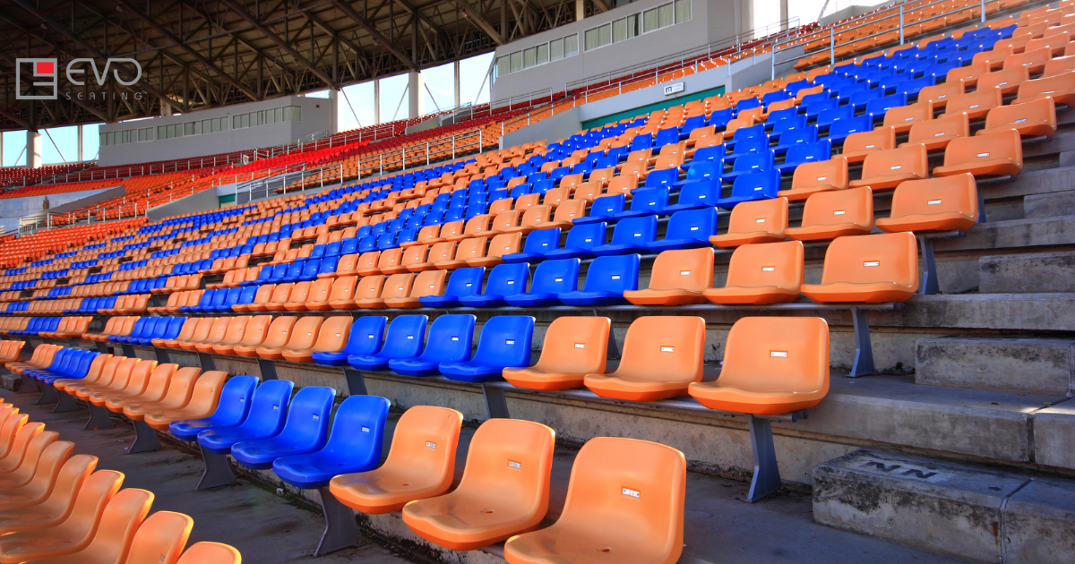 Outdoor stadium seating manufacturer with OEM and engineering capability