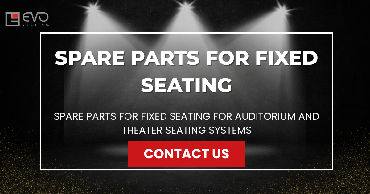 Spare Parts for Fixed Seating for Auditorium and Theater Seating Systems