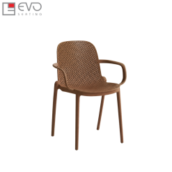 DP chair has armrests.