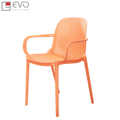 DP chair has armrests.