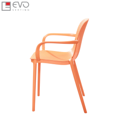 DP chair has armrests.