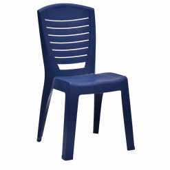 Large striped armchair