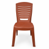 Large striped armchair