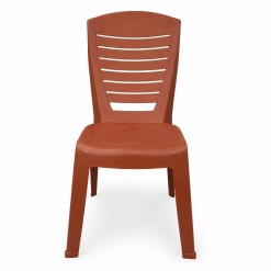 Large striped armchair
