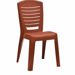 Medium-sized armchair with horizontal stripes
