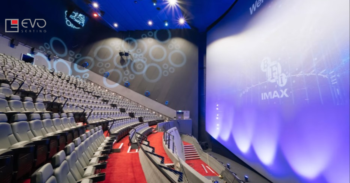 Movie theater chair supplier providing luxury cinema seating for commercial theaters