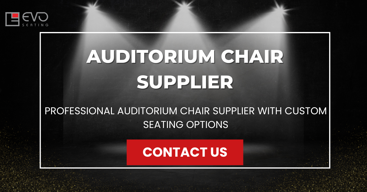 Professional Auditorium Chair Supplier with Custom Seating Options
